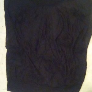 BaiSheng GT Black Detailed Lace Blouse With Relaxed Sleeve's With Lining Viscose